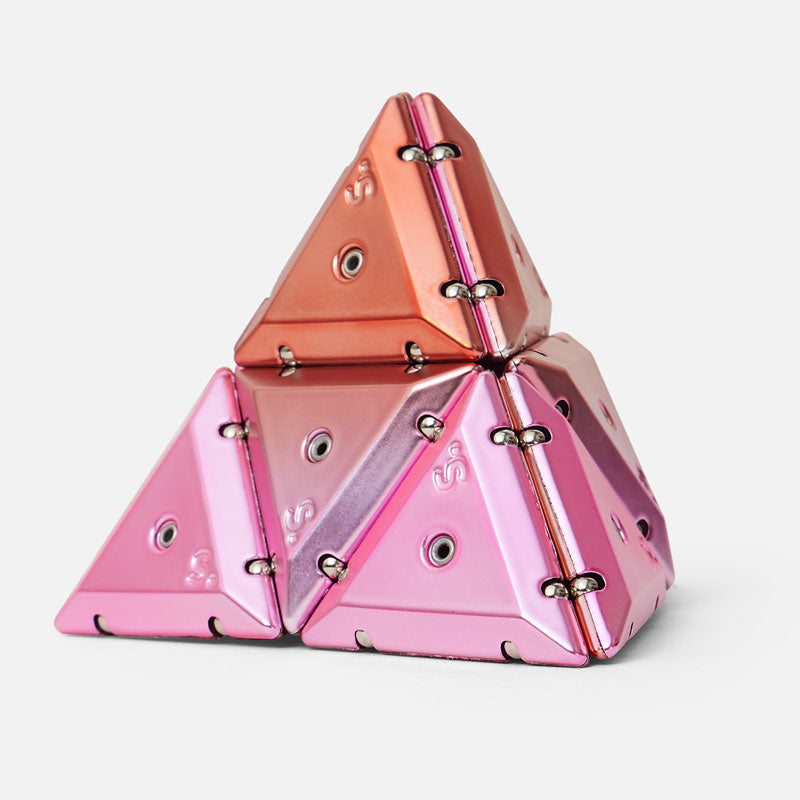 Chrome Geode Pink Pyramid