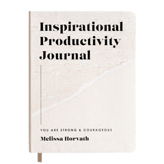 Inspirational Productivity Journal: You Are Strong & Courageous