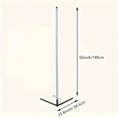 RGB LED Corner Floor Lamp 60-Inch for Living Room Bedroom Game Room Lighting