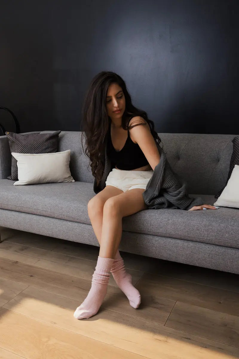 Pastel Dreams Slouchy Knit Socks