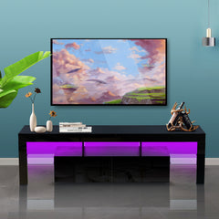 Modern TV Stand with LED Light