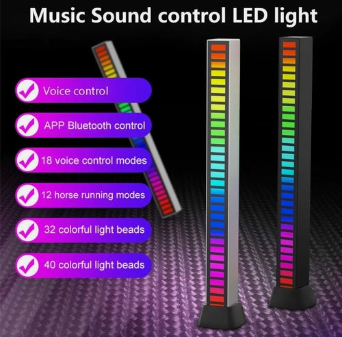 Sound Reactive Music Light Bar 2 pcs pack
