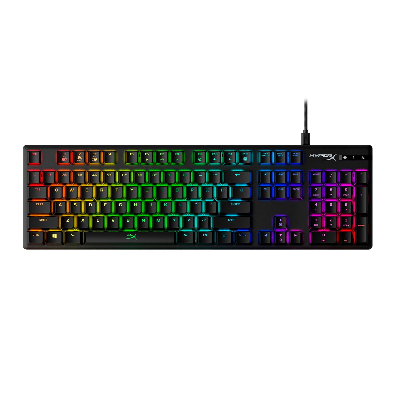 HyperX Alloy Origins - Mechanical Gaming Keyboard - HX Aqua (US Layout) - 01