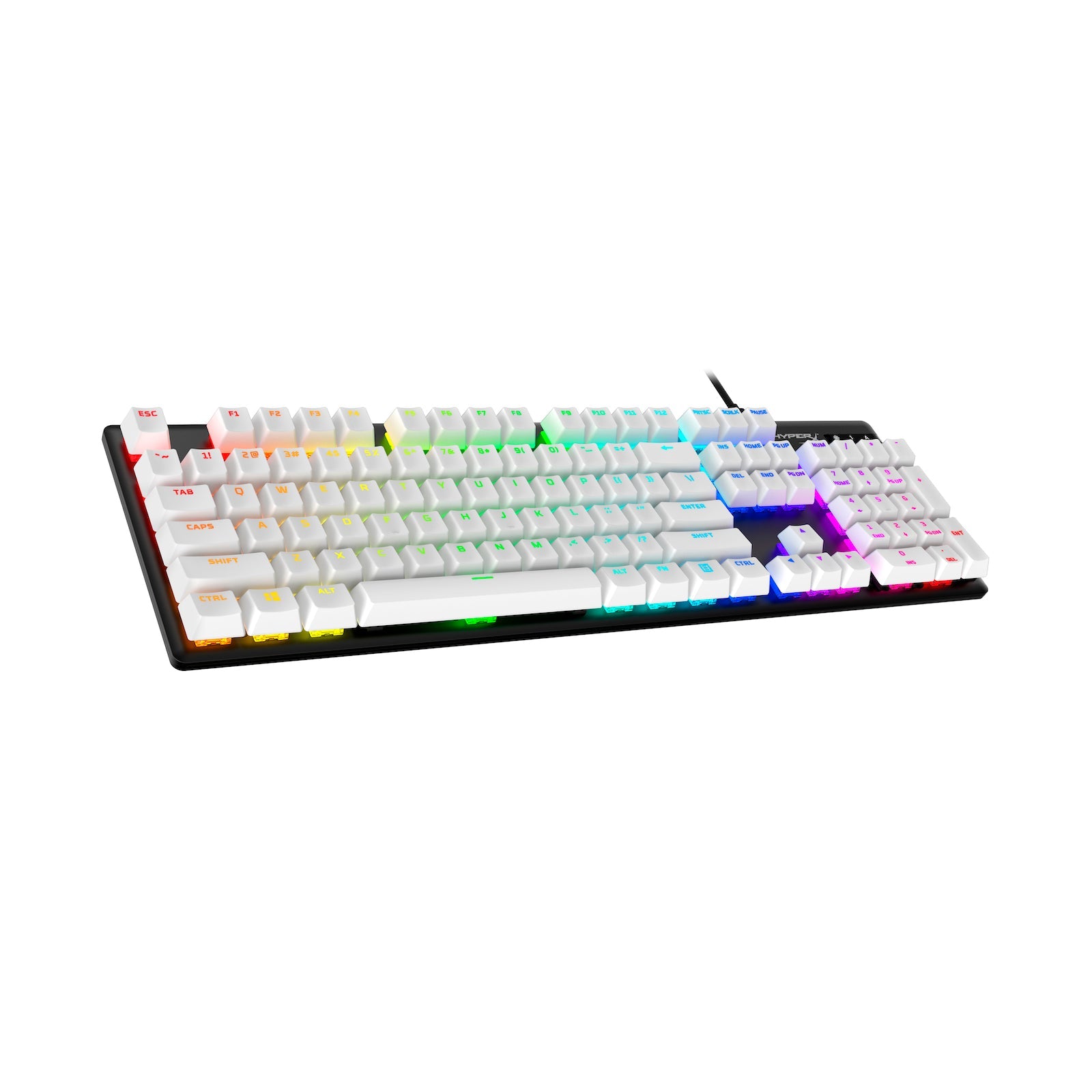 HyperX Full key Set Keycaps - PBT (White) - 01