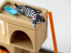 Cat Desk Zen Garden - Cute Cubicle Decor - Coworker Secret Santa Gift - Cat Lovers Gift - Fidget Sandbox Toy - Birthday Work Gift